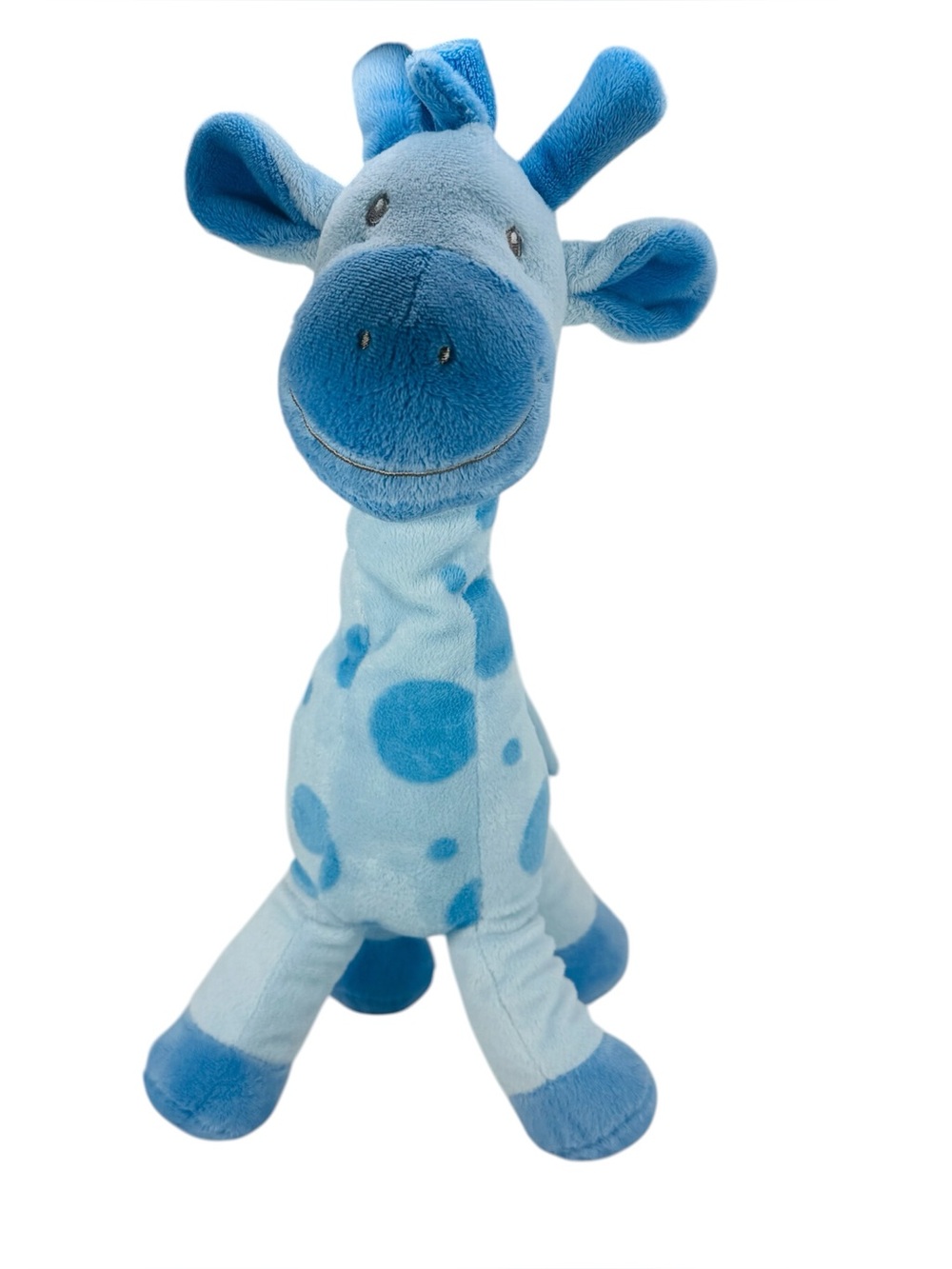 Babies R Us Blue Giraffe Plush 2014 Geoffrey Baby Stuffed Animal Toy 15”
